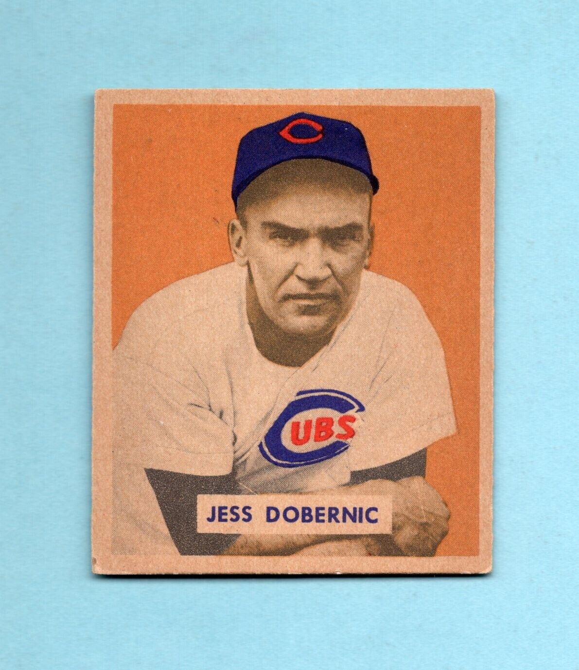 1949 Bowman #200 Jess Dobernic Chicago Cubs High Number Baseball Card EX