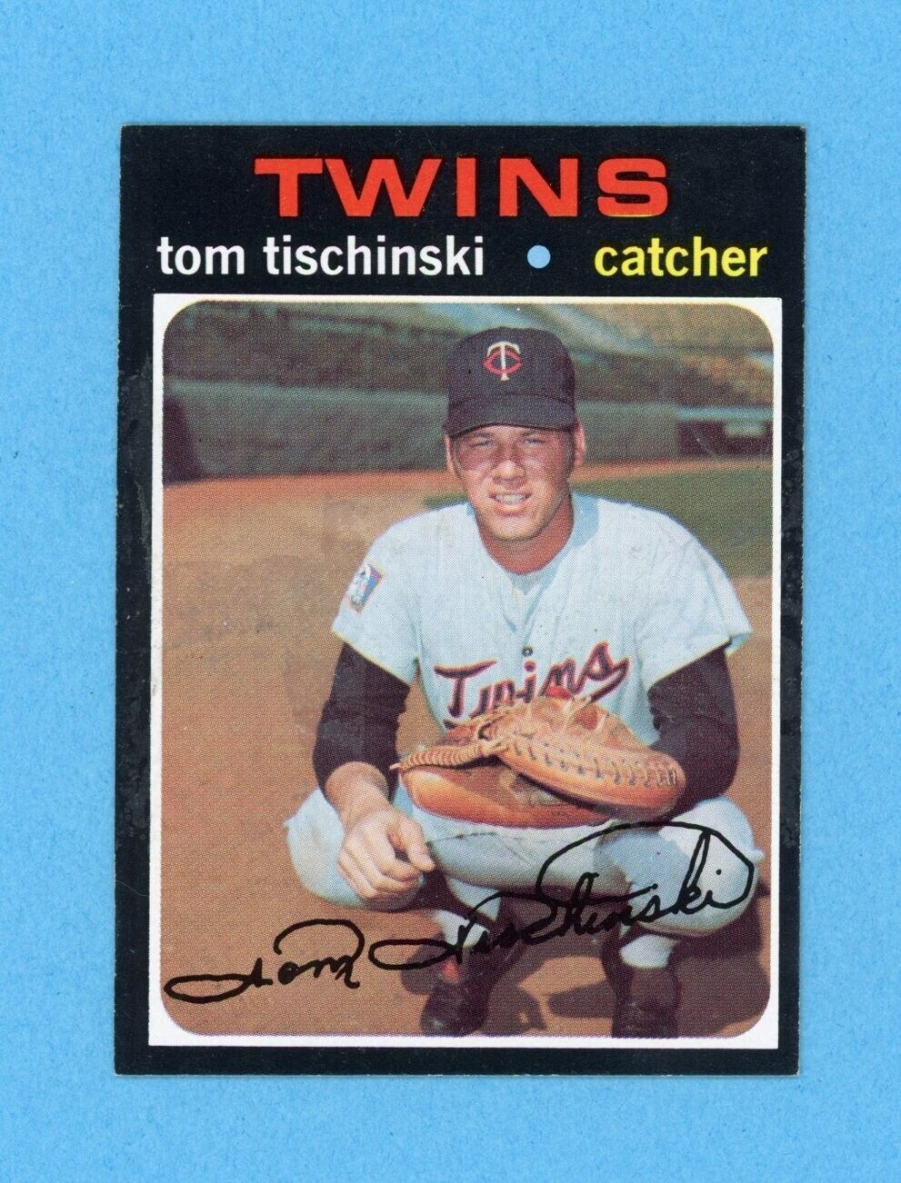 1971 Topps #724 Tom Tischinski Minnesota Twins High Number Baseball Card NM