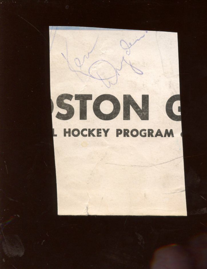 Ken Dryden Autographed Magazine Cut