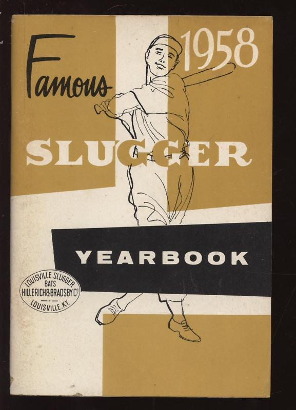 1958 Louisville Famous Sluggers Yearbook EXMT