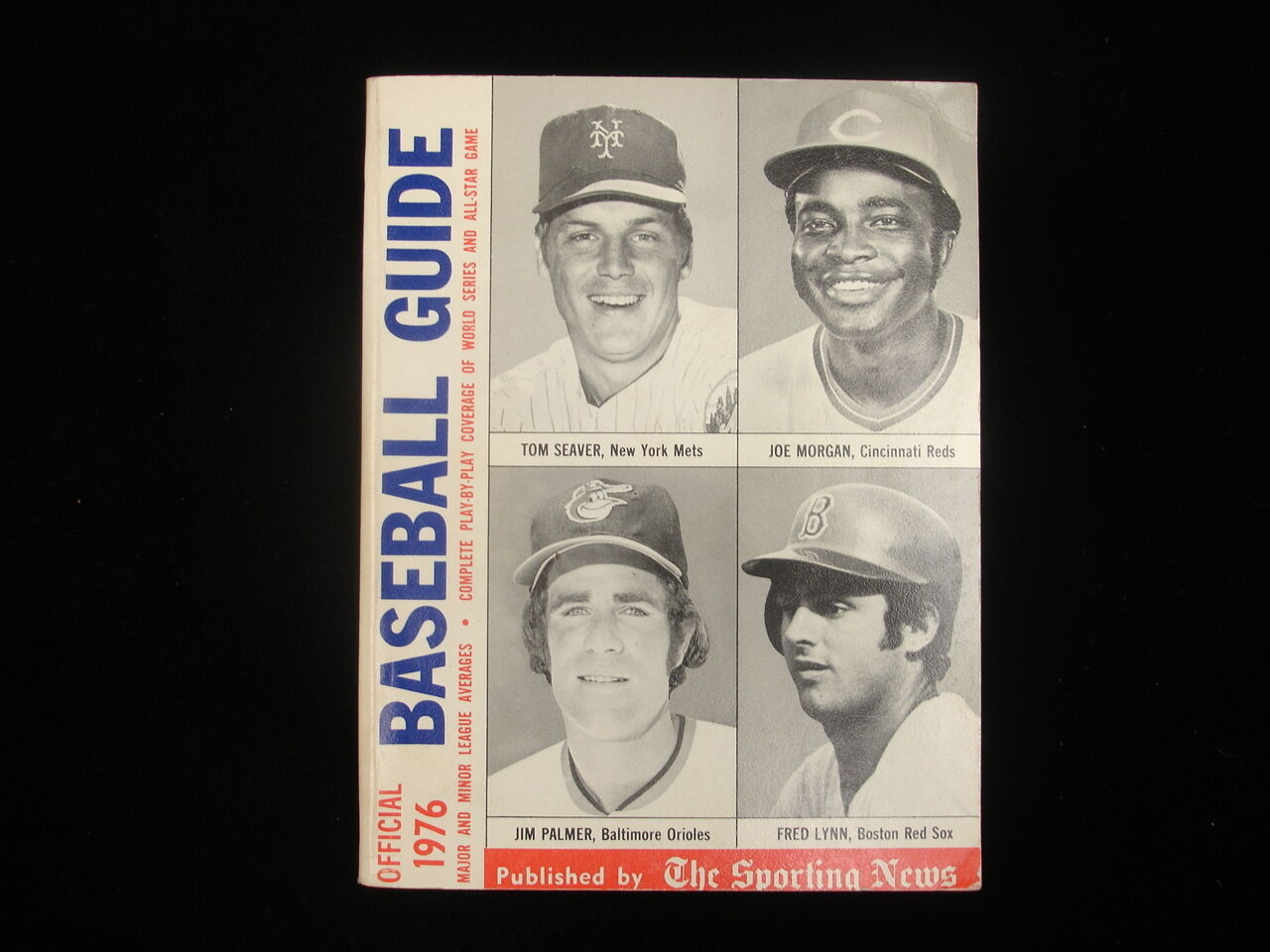 1976 Official TSN Baseball Guide - Seaver/Morgan/Palmer/Lynn Cover