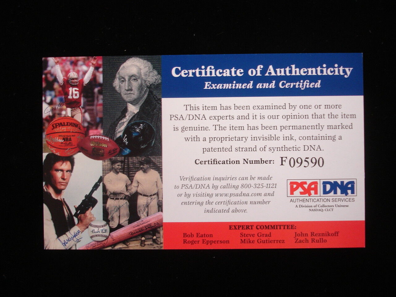 Eddie Mathews BRAVES Autographed National League Baseball - PSA DNA