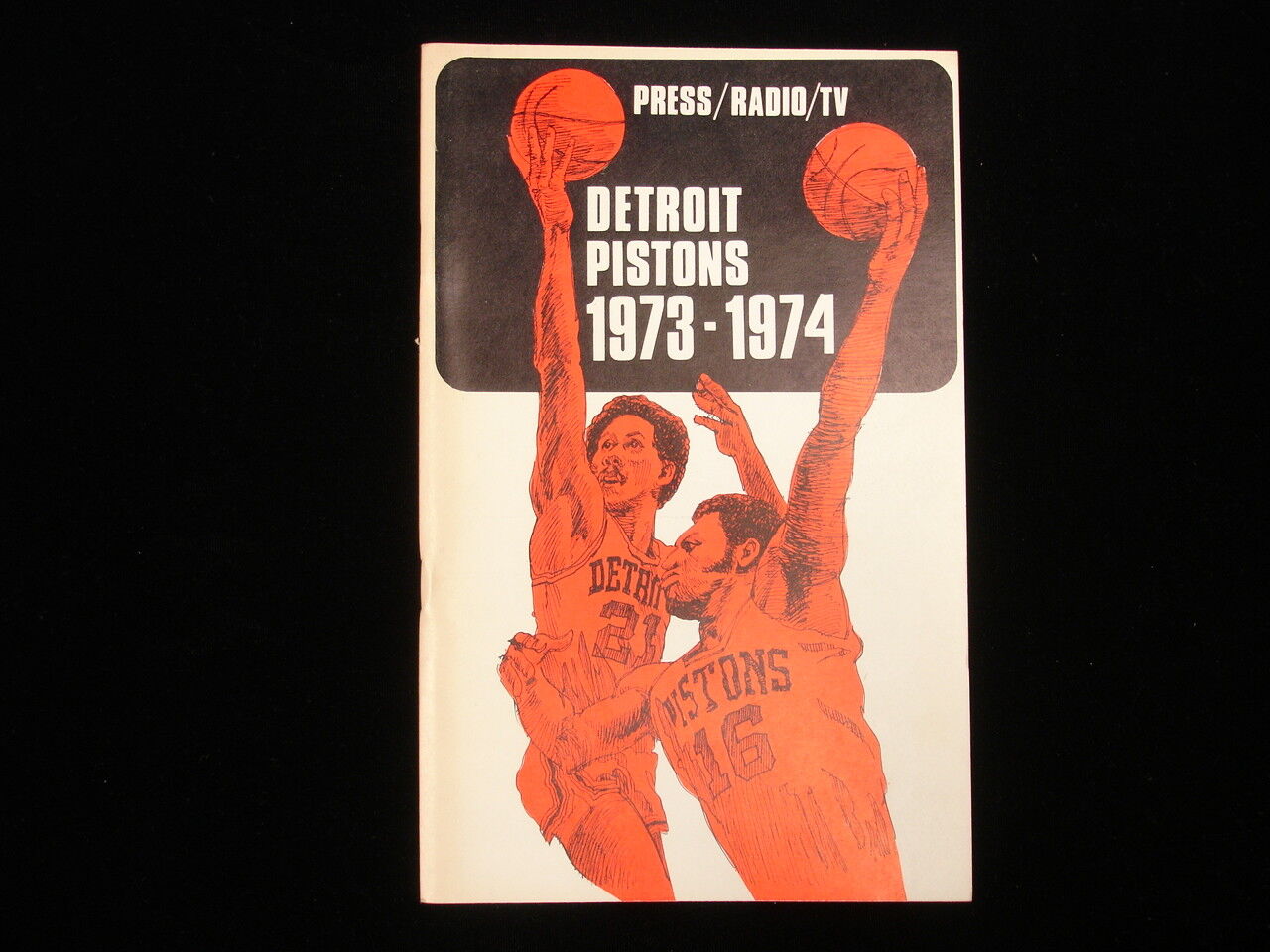 1973-74 Detroit Pistons NBA Media Guide