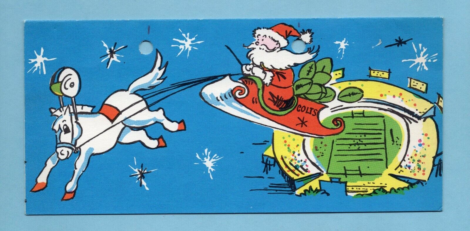 Baltimore Colts 1963 Issued Holiday Card