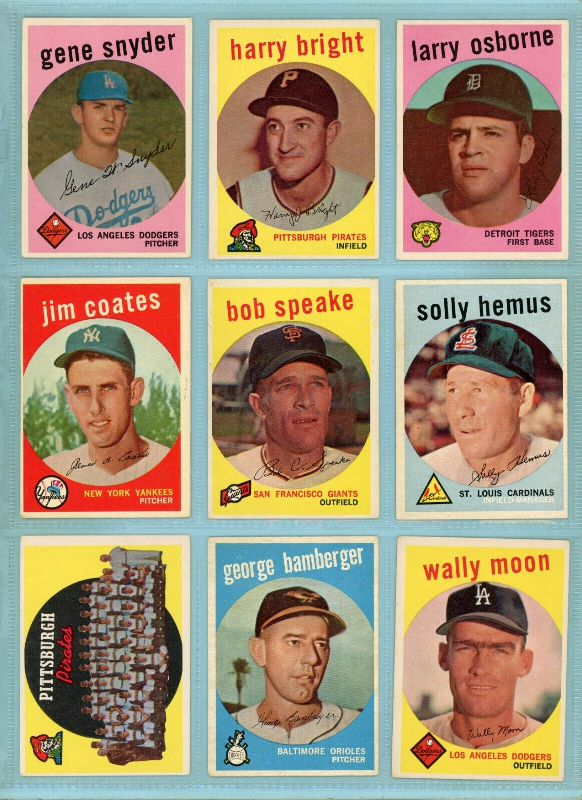 1959 Topps Starter Set Lot of 48 Different High Number Baseball Cards EX fbsl