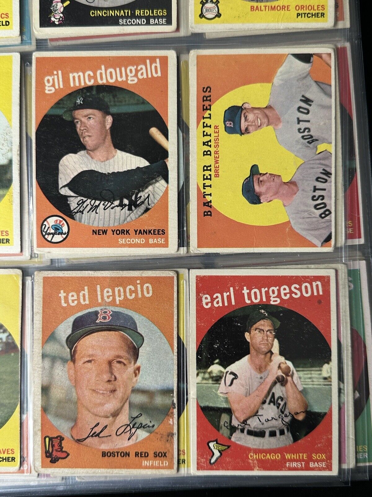 1959 Topps Starter Set Lot of 270 Diff. Baseball Cards w/ 15 HOFers- Low Grade