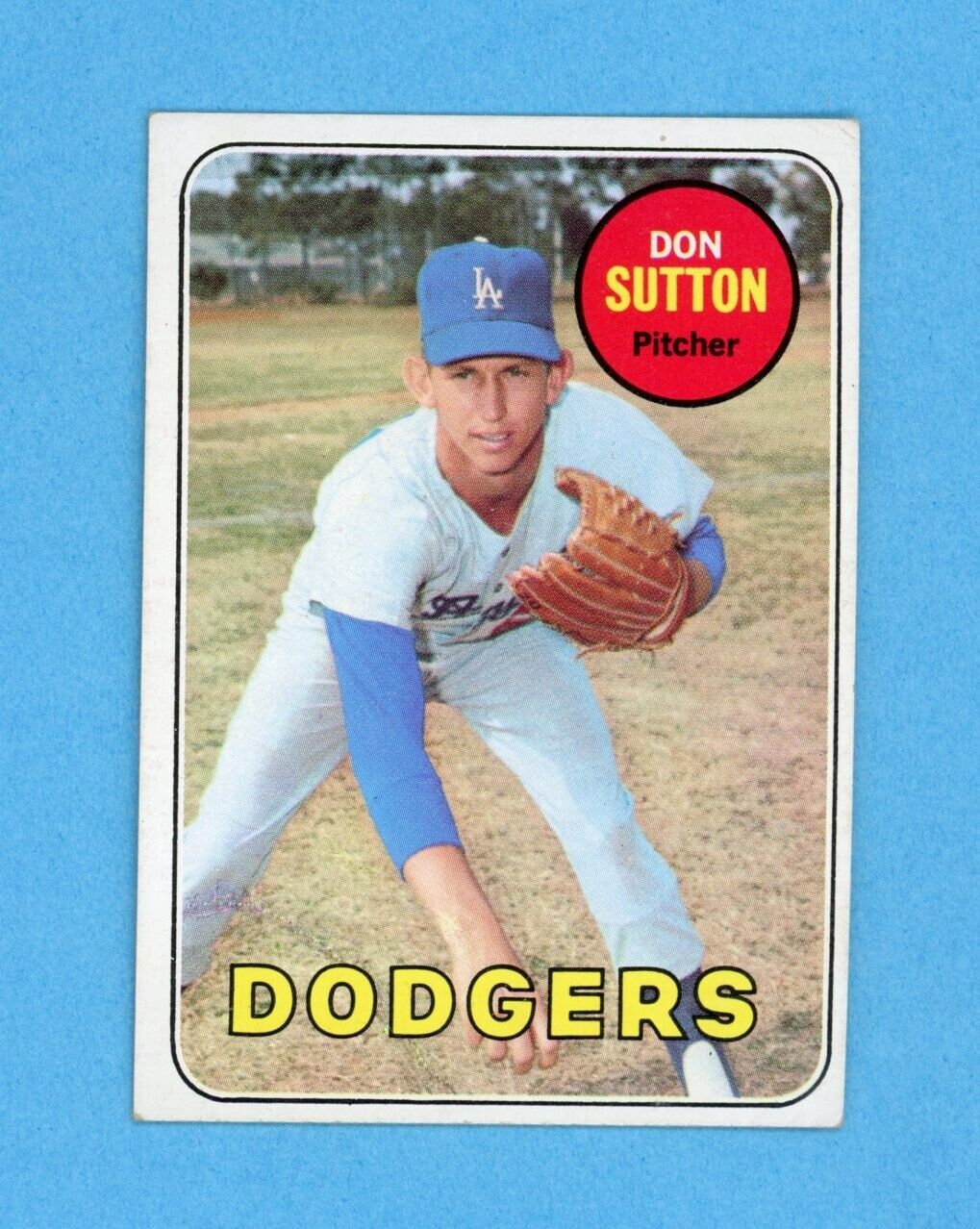 1969 Topps #216 Don Sutton Los Angeles Dodgers Baseball Card EX - EX+