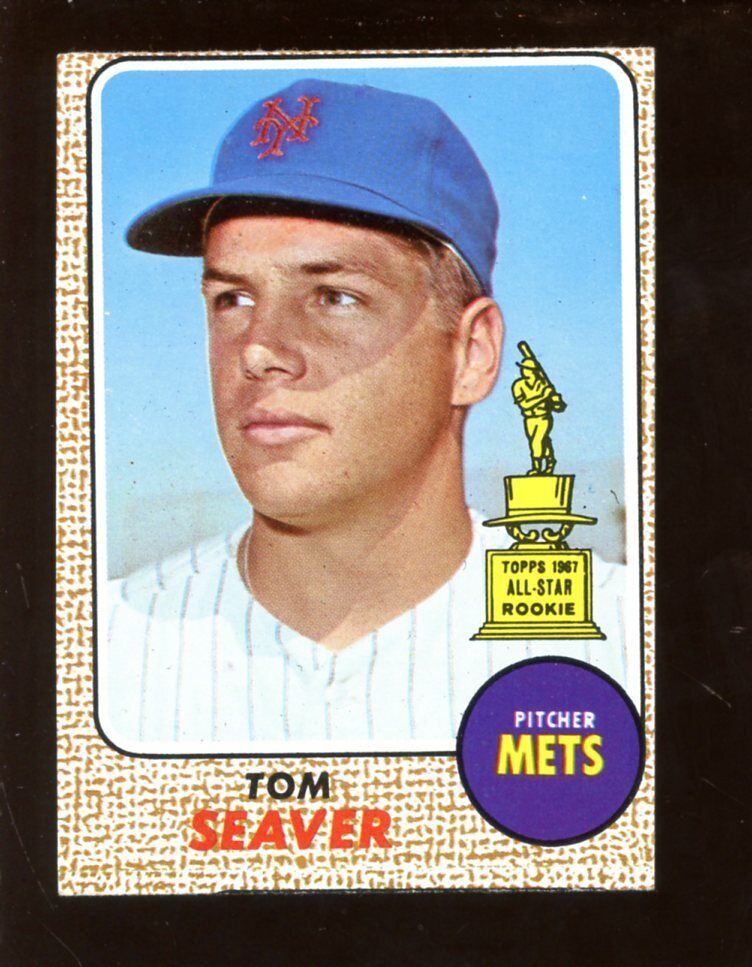 1968 Topps Baseball Card #45 Tom Seaver 2nd Card New York Mets EXMT+