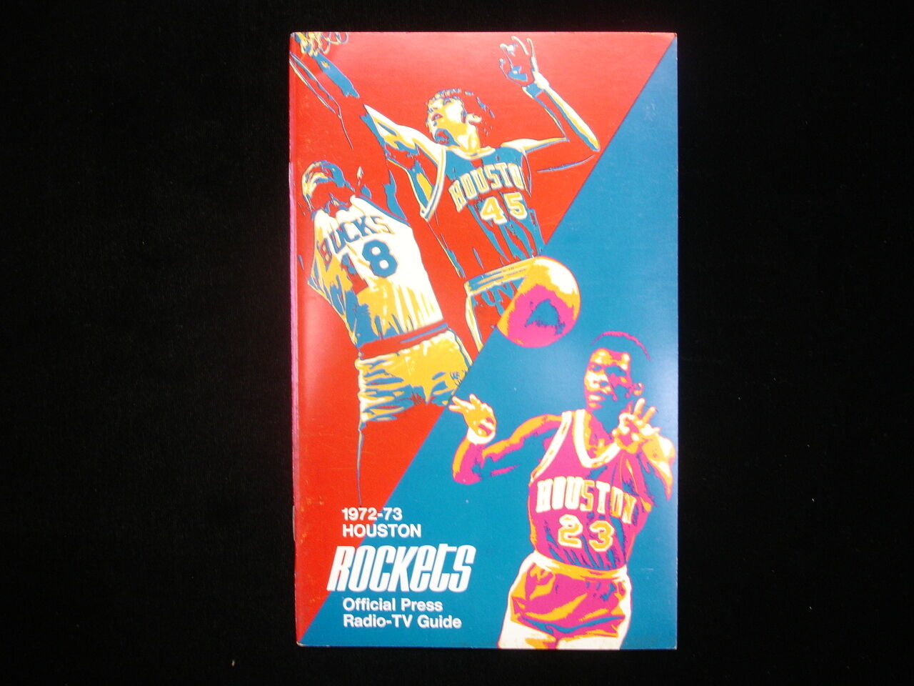 1972-73 Houston Rockets Basketball Media Guide