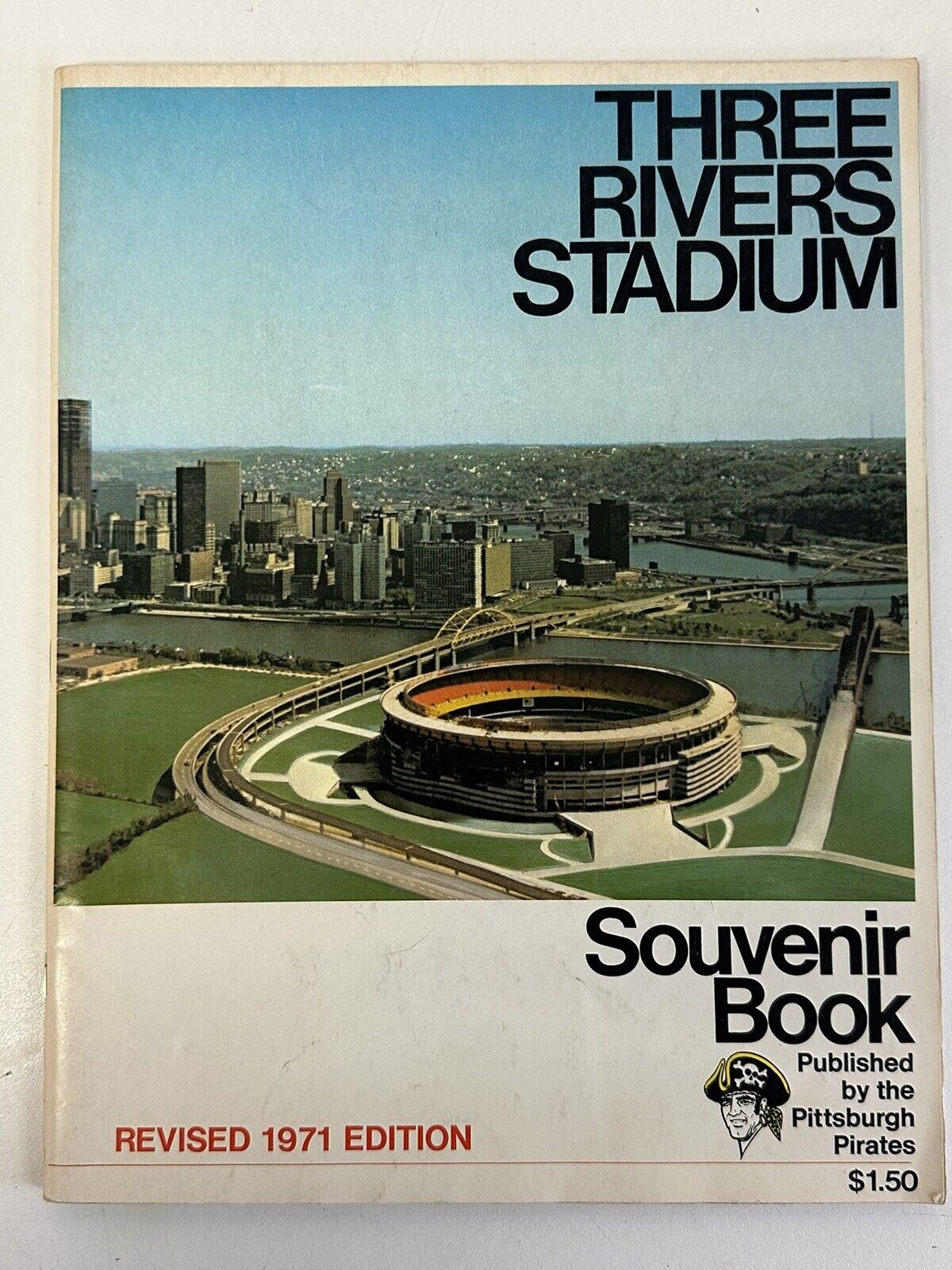 1971 Revised Pittsburgh Pirates Yearbook Three Rivers Stadium Souvenir Book - EX