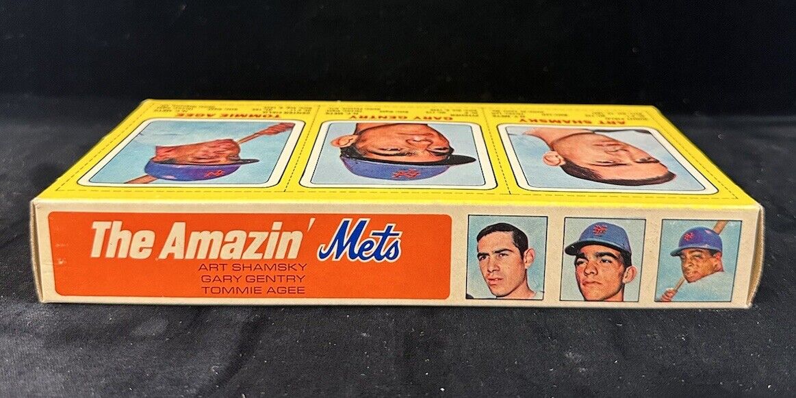 1969 New York Mets Unopened Transogram Box Art Shamsky Gary Gentry Tommie Agee