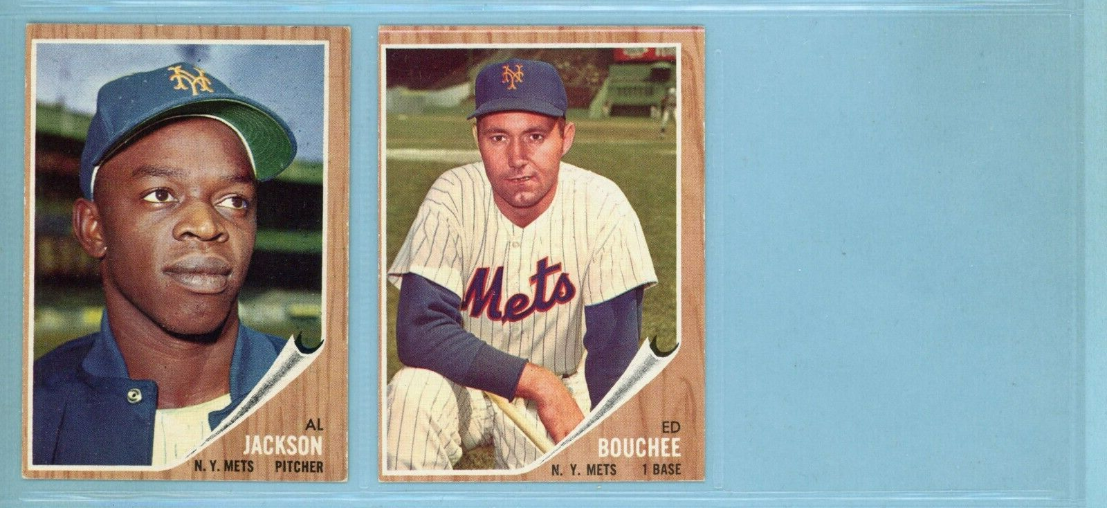 1962 Topps Lot of 20 Different New York Mets Baseball Cards Ex - Ex/Mt