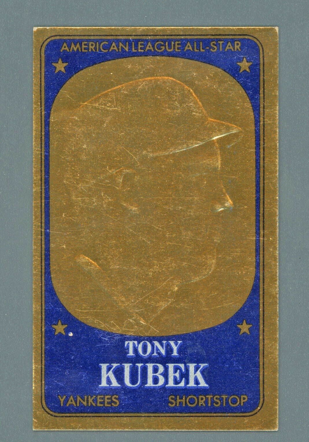 1965 Topps Embossed #71 Tony Kubek New York Yankees Baseball Card Ex/Mt