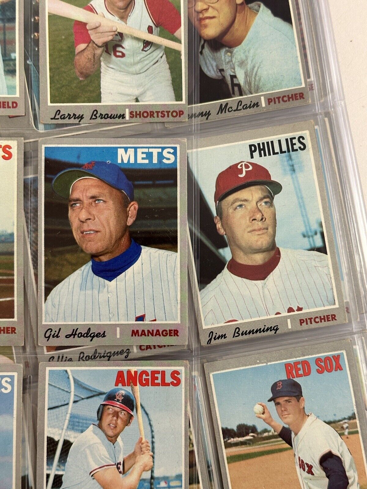 1970 Topps Baseball Starter Set / Lot of 484 Different w/ HOFers - VG-EX/EX