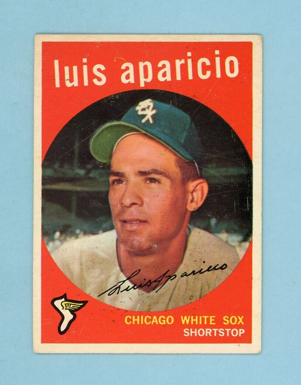 1959 Topps #310 Luis Aparicio Chicago White Sox Baseball Card EX