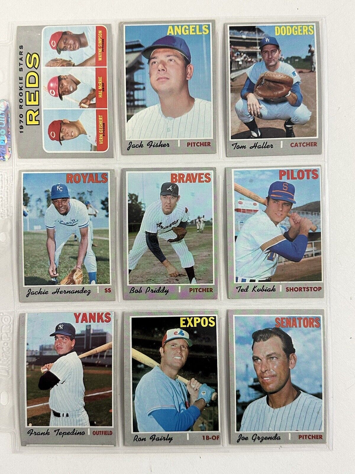 1970 Topps Baseball High Numbers Starter Set / Lot of 90 Different VG-EX/EX