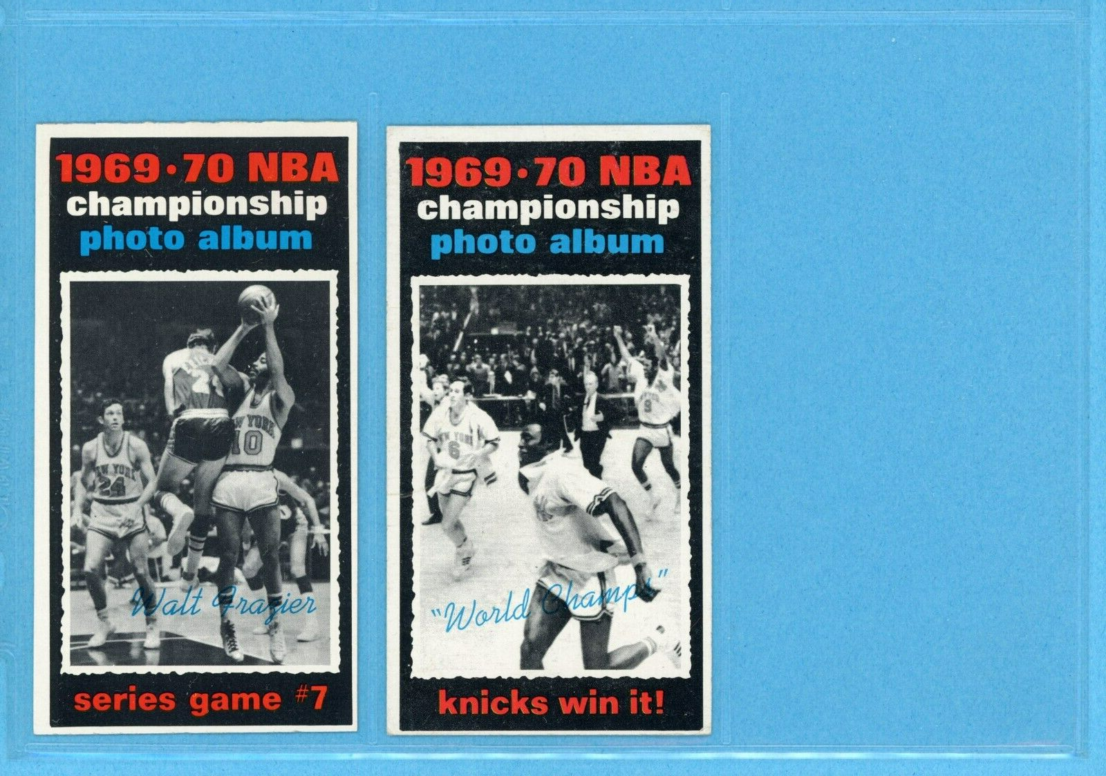 1970-71 Topps Set of 8 1969-70 NBA Championship Series Basketball Cards mxd grds