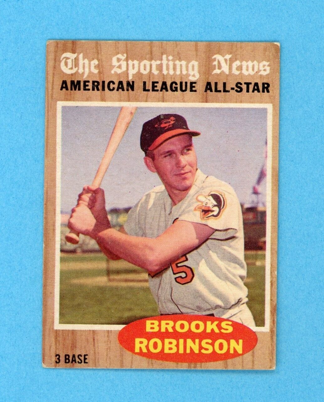 1962 Topps #468 Brooks Robinson All-Star Baltimore Orioles Baseball Card EX