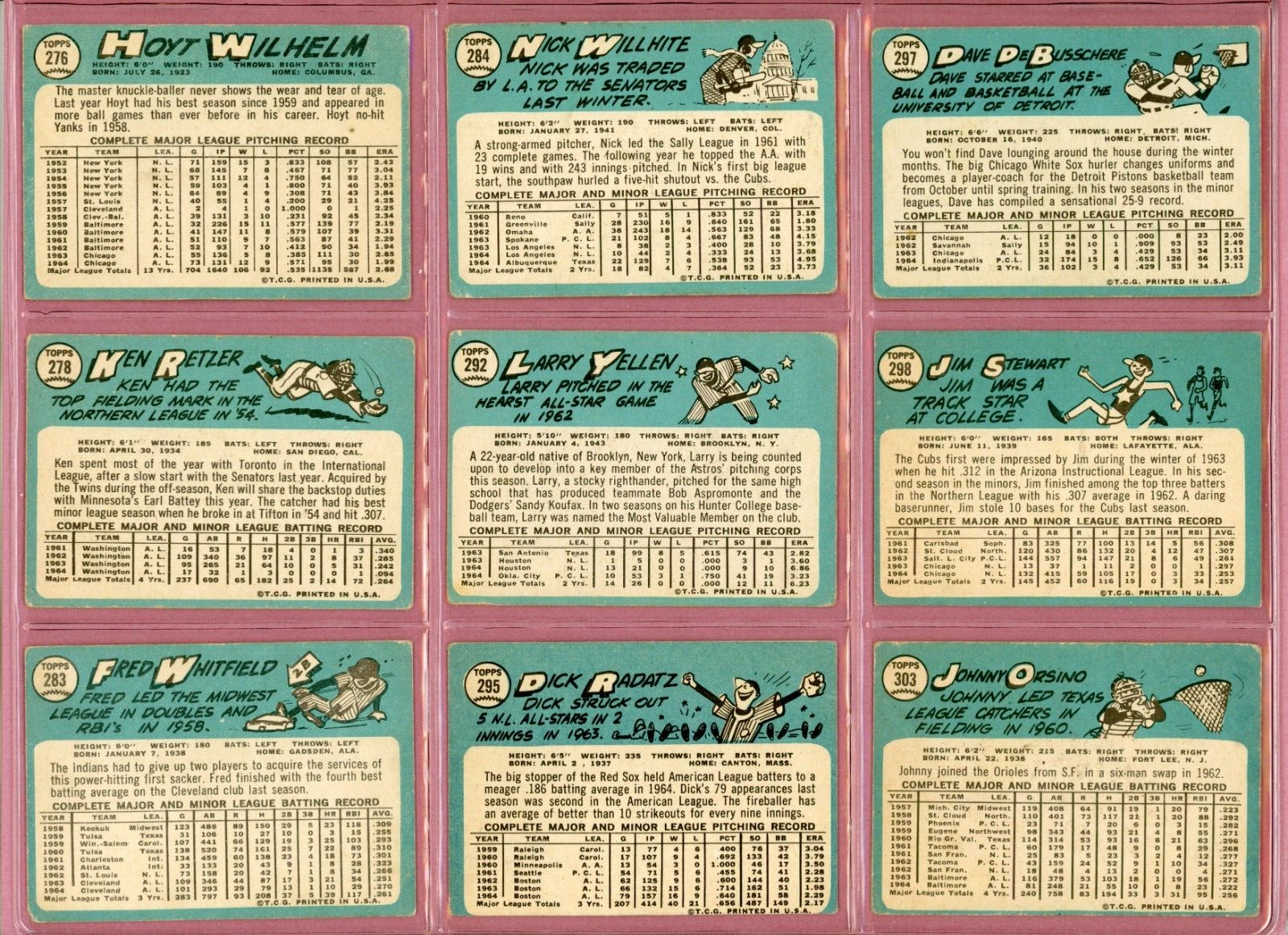 1965 Topps Starter Set Lot of 128 Different Baseball Cards Low Grade