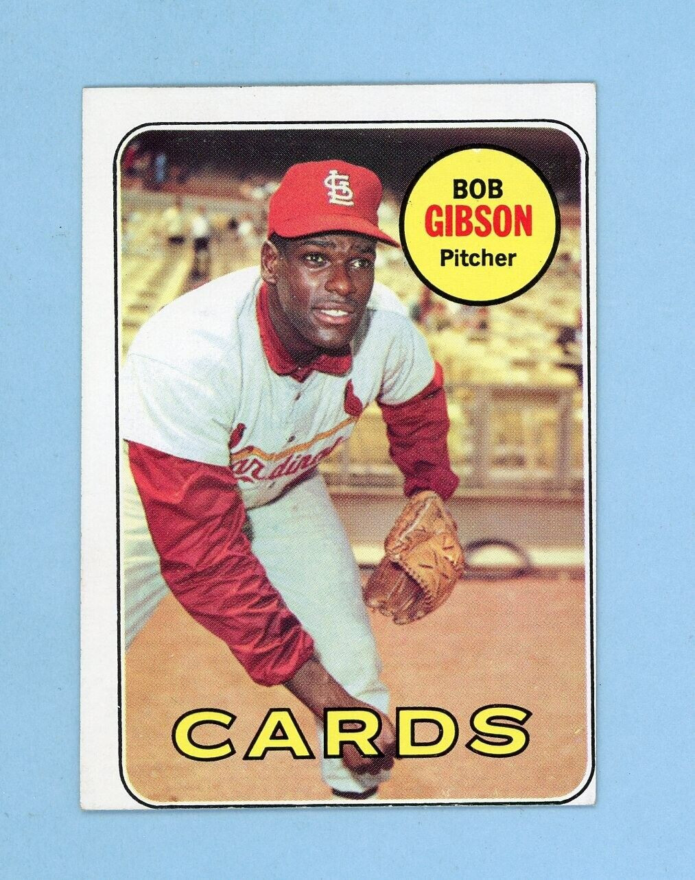 1969 Topps #200 Bob Gibson St. Louis Cardinals Baseball Card Ex/Mt o/c