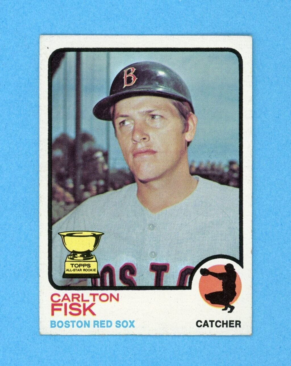 1973 Topps #193 Carlton Fisk Boston Red Sox Baseball Card EX+