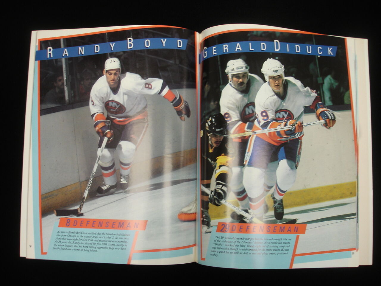 1985-86 New York Islanders Hockey Yearbook