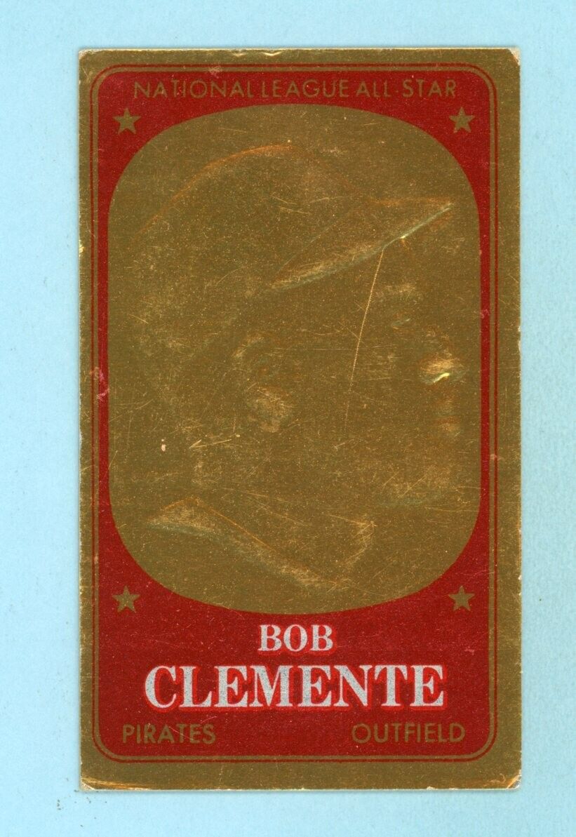 1965 Topps Embossed #19 Roberto Clemente Pittsburgh Pirates Baseball Card