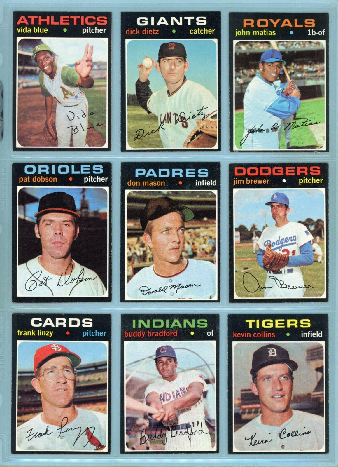 1971 Topps Starter Set Lot of 108 Diff Semi-High Number Baseball Cards Ex/Mt