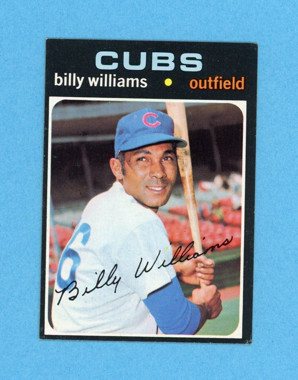 1971 Topps #350 Billy Williams Chicago Cubs Baseball Card EX+ - Ex/Mt o/c