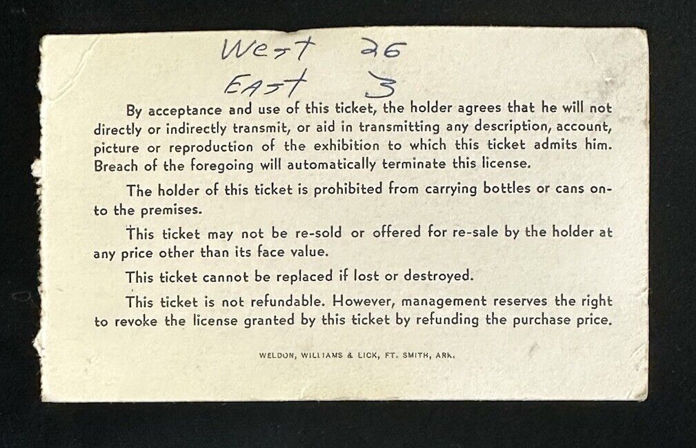 Jan 17, 1970 AFL All-Star Football Game Original Ticket Stub @ Astrodome VG-EX