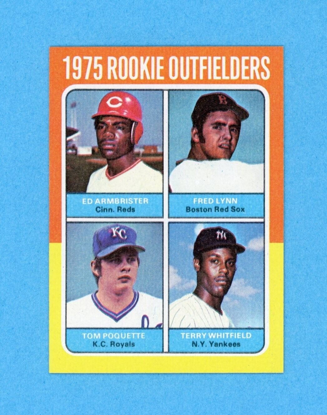 1975 Topps #622 Fred Lynn Boston Red Sox Rookie Baseball Card NM