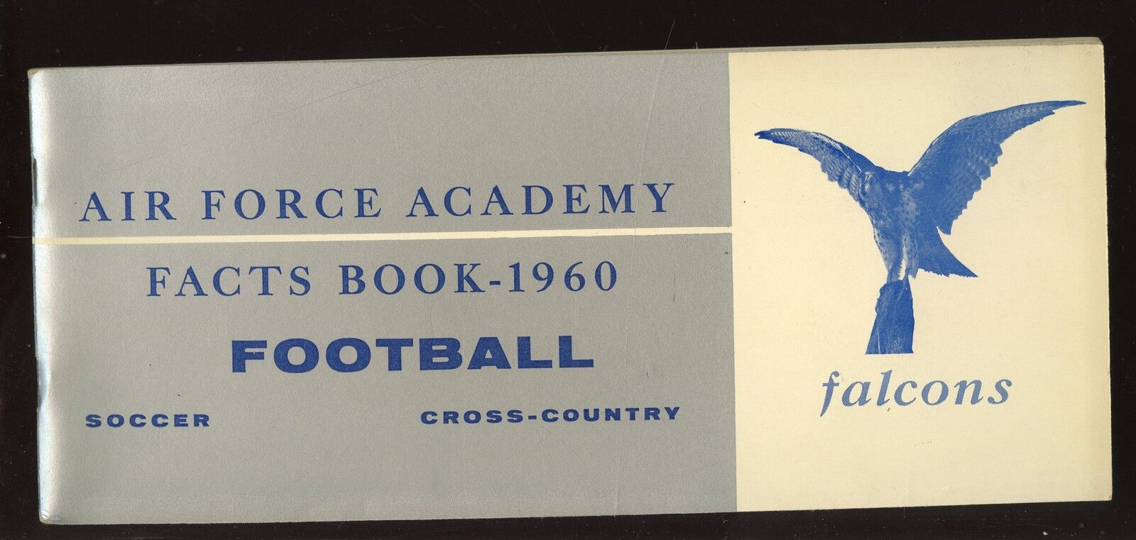 1960 NCAA Soccer & Cross Country Air Force Academy Media Guide EXMT