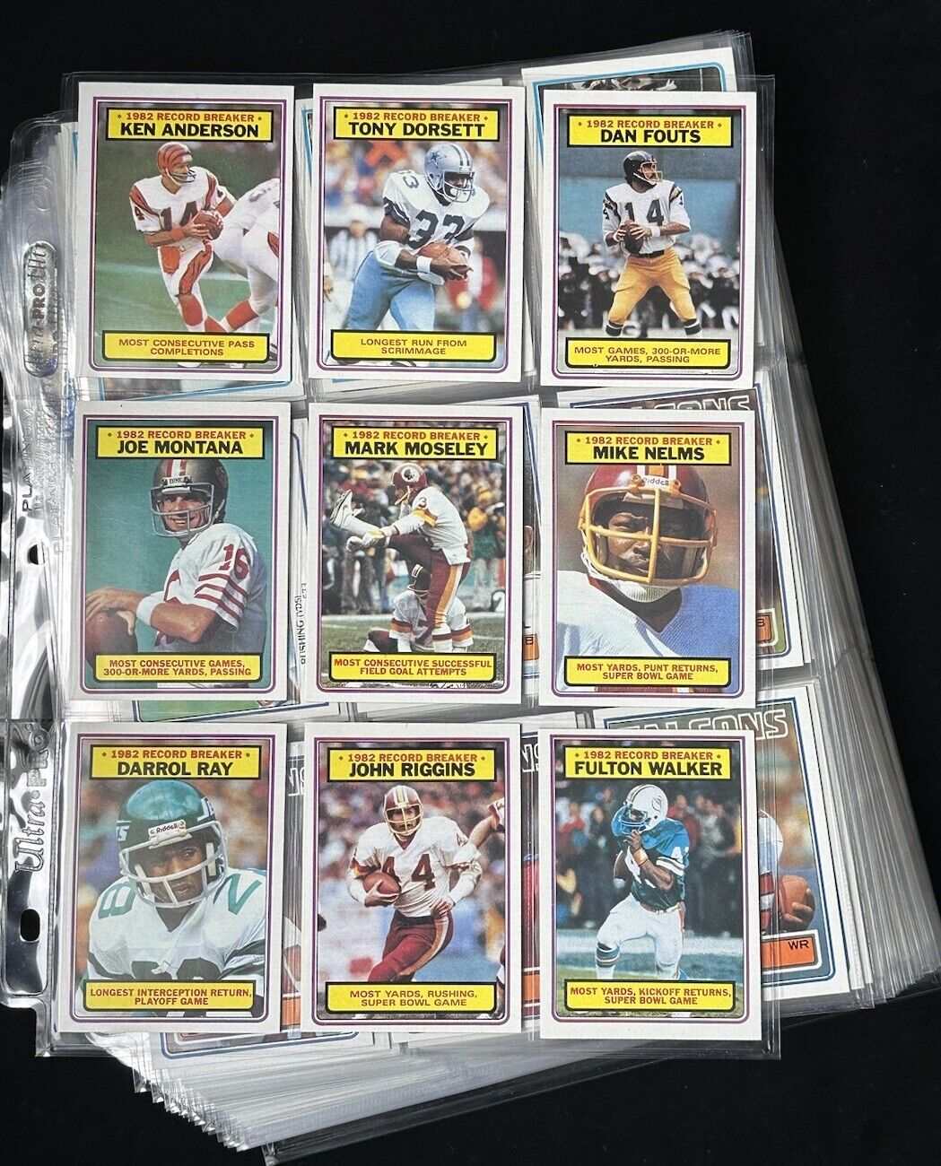 1983 Topps Football Complete Set of 396 w/ Marcus Allen Rookie - Overall NM-MT