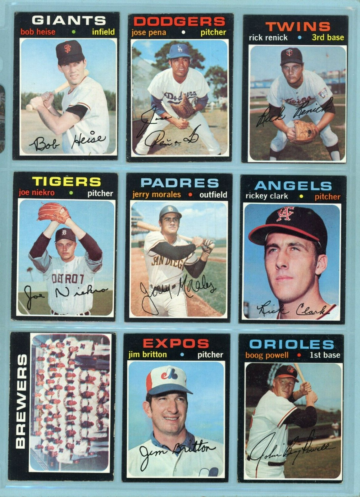 1971 Topps Starter Set Lot of 102 Different High Number Baseball Cards mxed grds