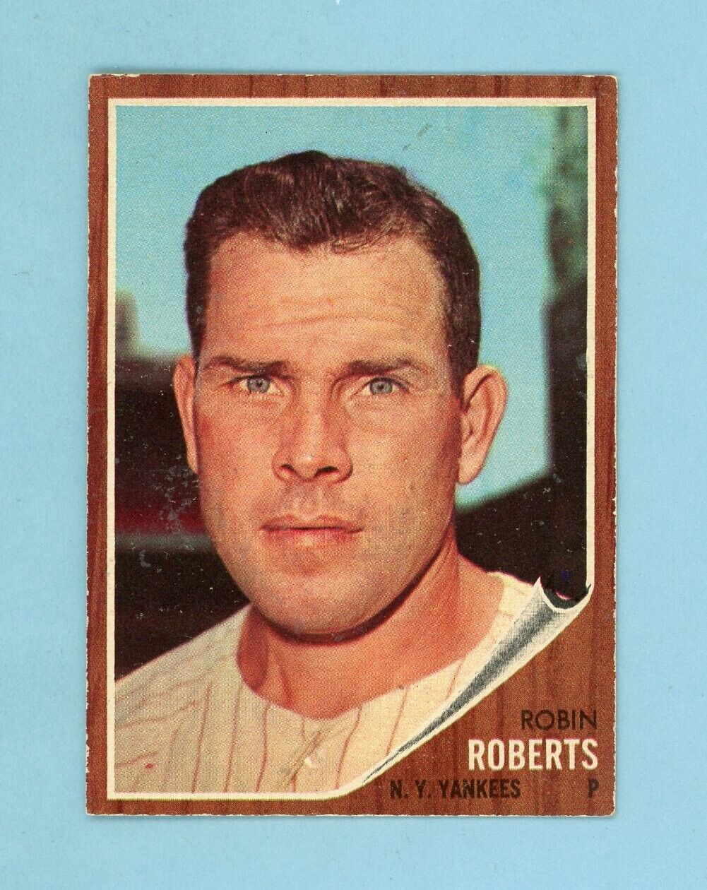 1962 Topps #243 Robin Roberts New York Yankees Baseball Card EX++