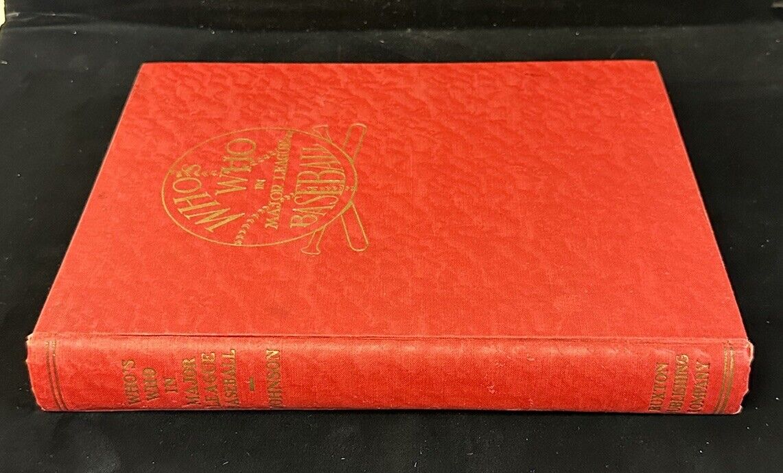 1st Edition 1933 Who’s Who in Baseball by Carmichael  Hardcover Book w/ Ruth