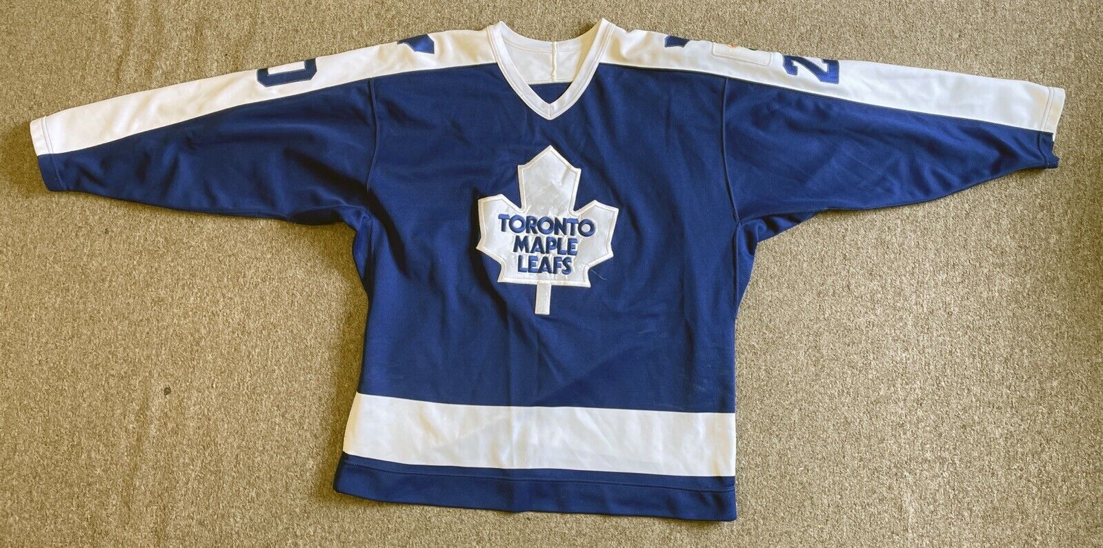 1986-87 Game Used Terry Johnson Jersey • King Clancy Patch • Toronto Maple Leafs