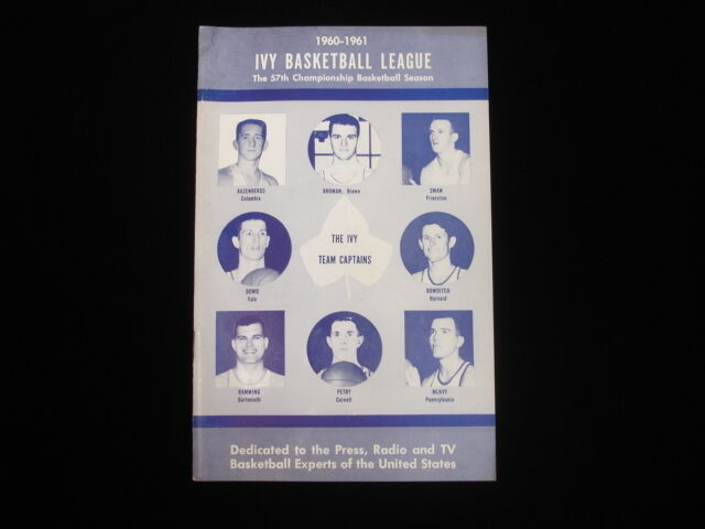 1960-1961 Ivy Basketball League Press Guide EX+