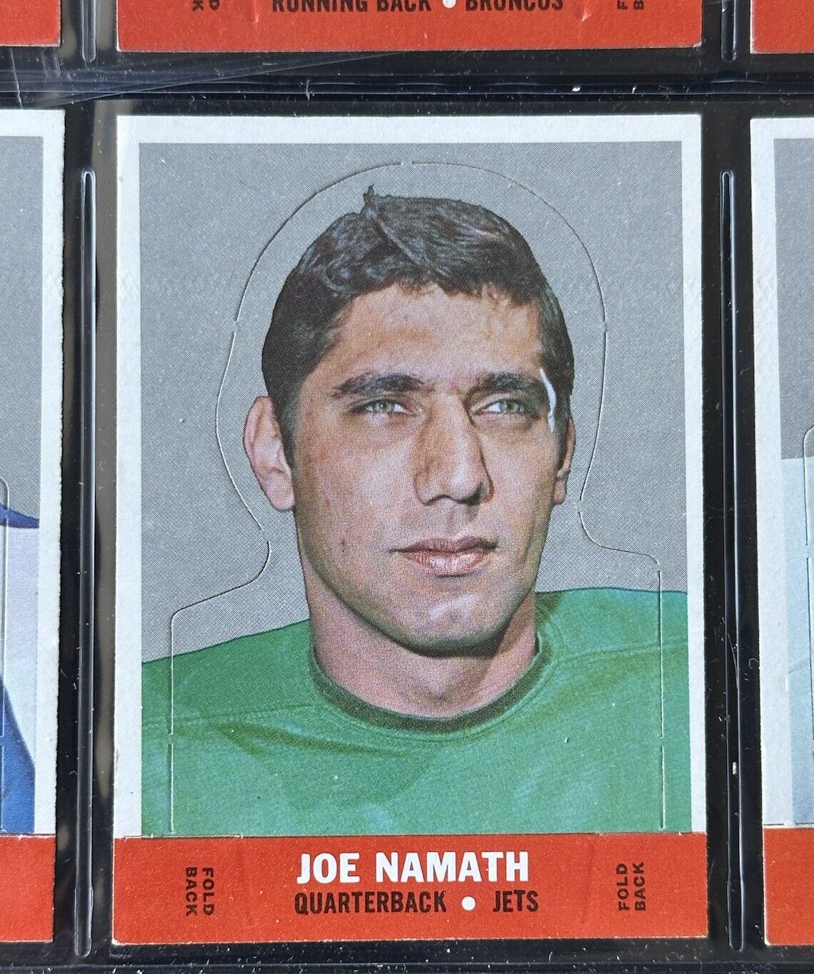 1968 Topps Football Stand-Ups Complete Set of 22 - EX to NM w/ Namath & Karras