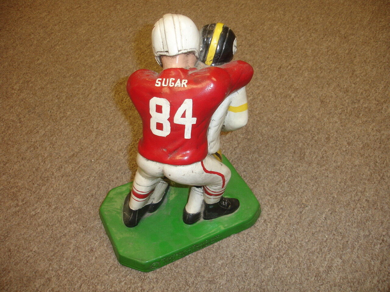 circa 1977 Steelers vs Cardinals Ceramic Statue attributed to NFL star Leo Sugar