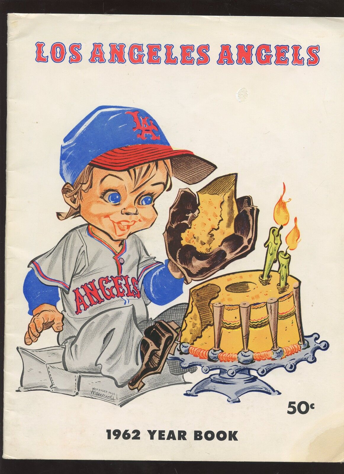 1962 Los Angeles Angels  Baseball Yearbook 