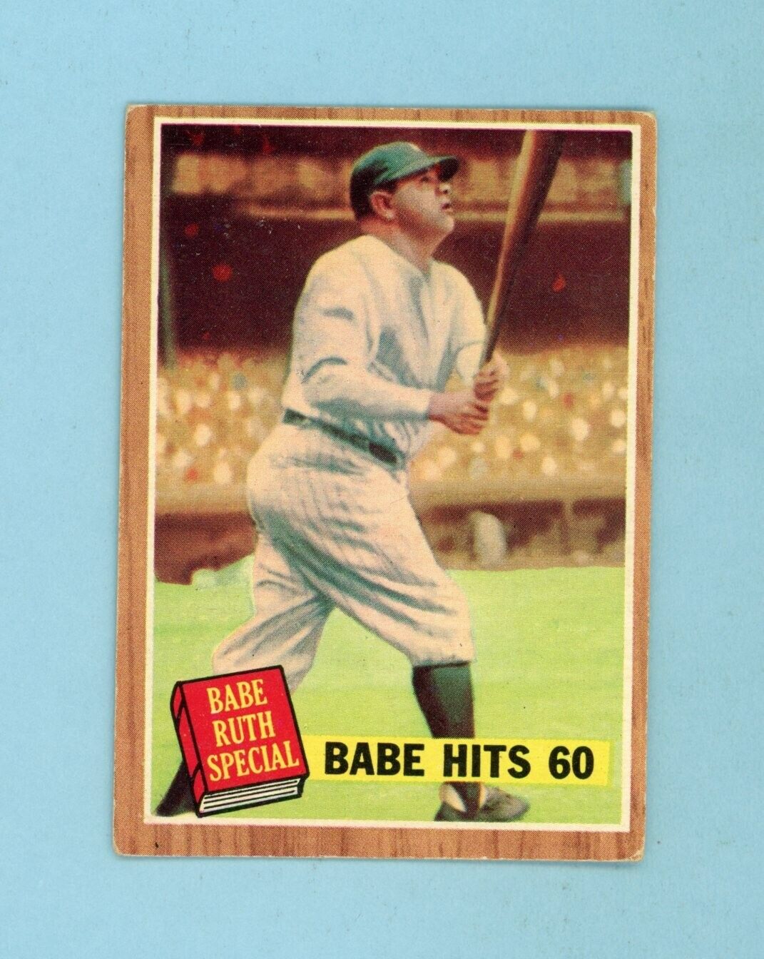 1962 Topps #139 Babe Ruth Special Babe Hits 60 Baseball Card Vg/Ex gt/pole Vari