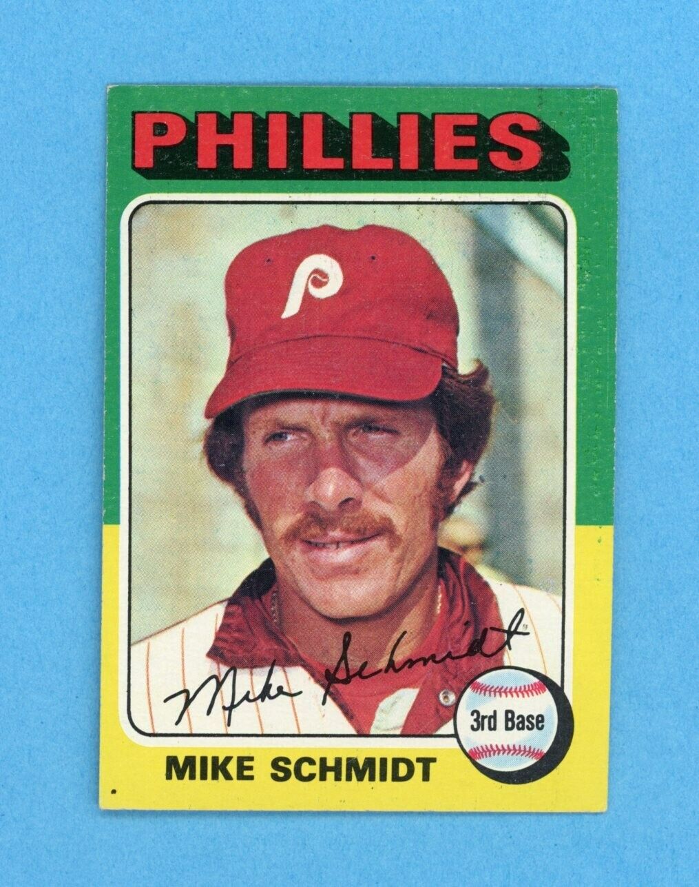 1975 Topps #70 Mike Schmidt Philadelphia Phillies Baseball Card EX+ - Ex/Mt