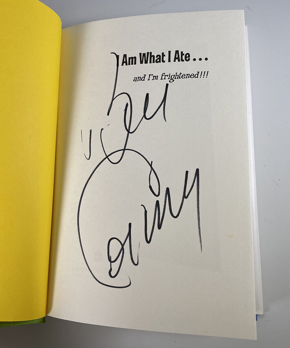 Bill Cosby Signed Book  “I Am What I Ate” Auto with B&E Hologram