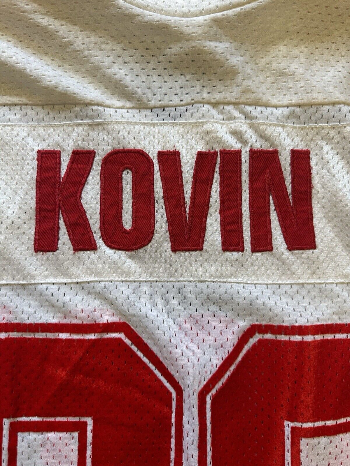 1985 Vladimir Kovin CCCP (Russia) GAME USED IIHF Adidas Road Hockey Jersey #22