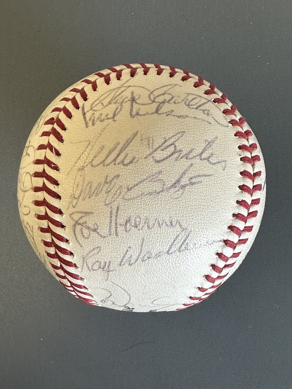 1968 SL Cardinals TEAM SIGNED Official NL Baseball NL Champs 24 sigs JSA