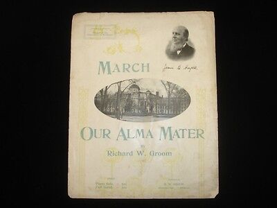 University of Michigan 'March Our Alma Mater' by Richard W. Groom Sheet Music