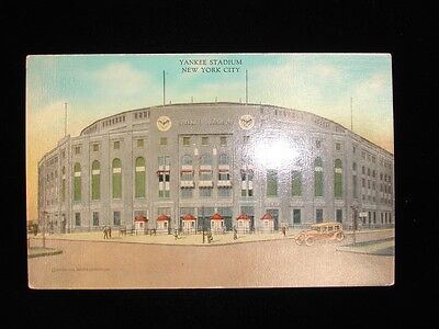 Vintage New York Yankees Yankee Stadium Postcard 5.5" x 3.5" - EX