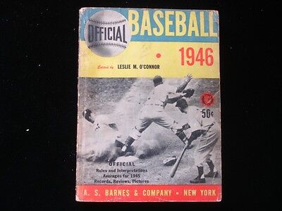 1946 A.S. Barnes & Co. Official Baseball Guide VG