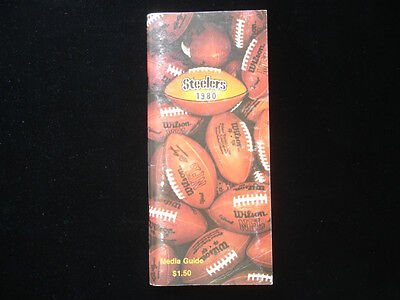 1980 Pittsburgh Steelers Media Guide EX